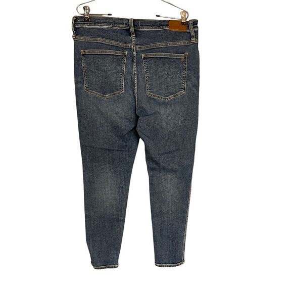 Madewell Petite 10" High-Rise Skinny Ankle Jeans Tencel Denim 32P - Picture 7 of 11